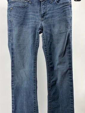 Ariat R.E.A.L. Denim Jeans Womens 30L Blue Mid Rise Straight Stretch